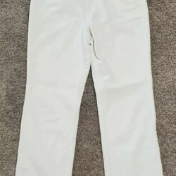 Women's Liz Claiborne Bootcut Jeans Pants Size 8R Petite White