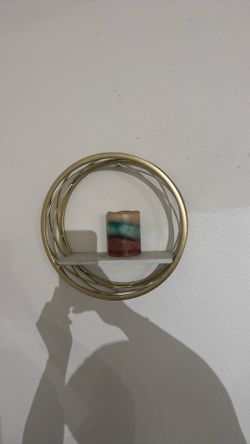Wall Decor + Battery Candle x2