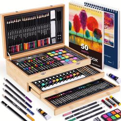 145pcs Deluxe Wooden Art Set