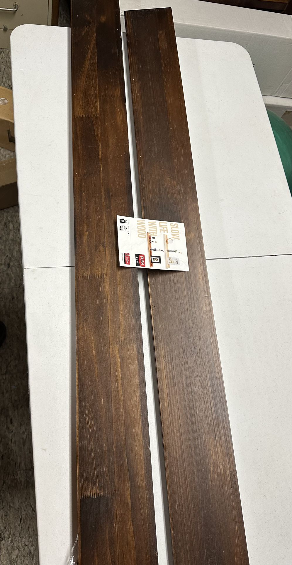 duraline wood floating shelves 47” X 5”  2pk 