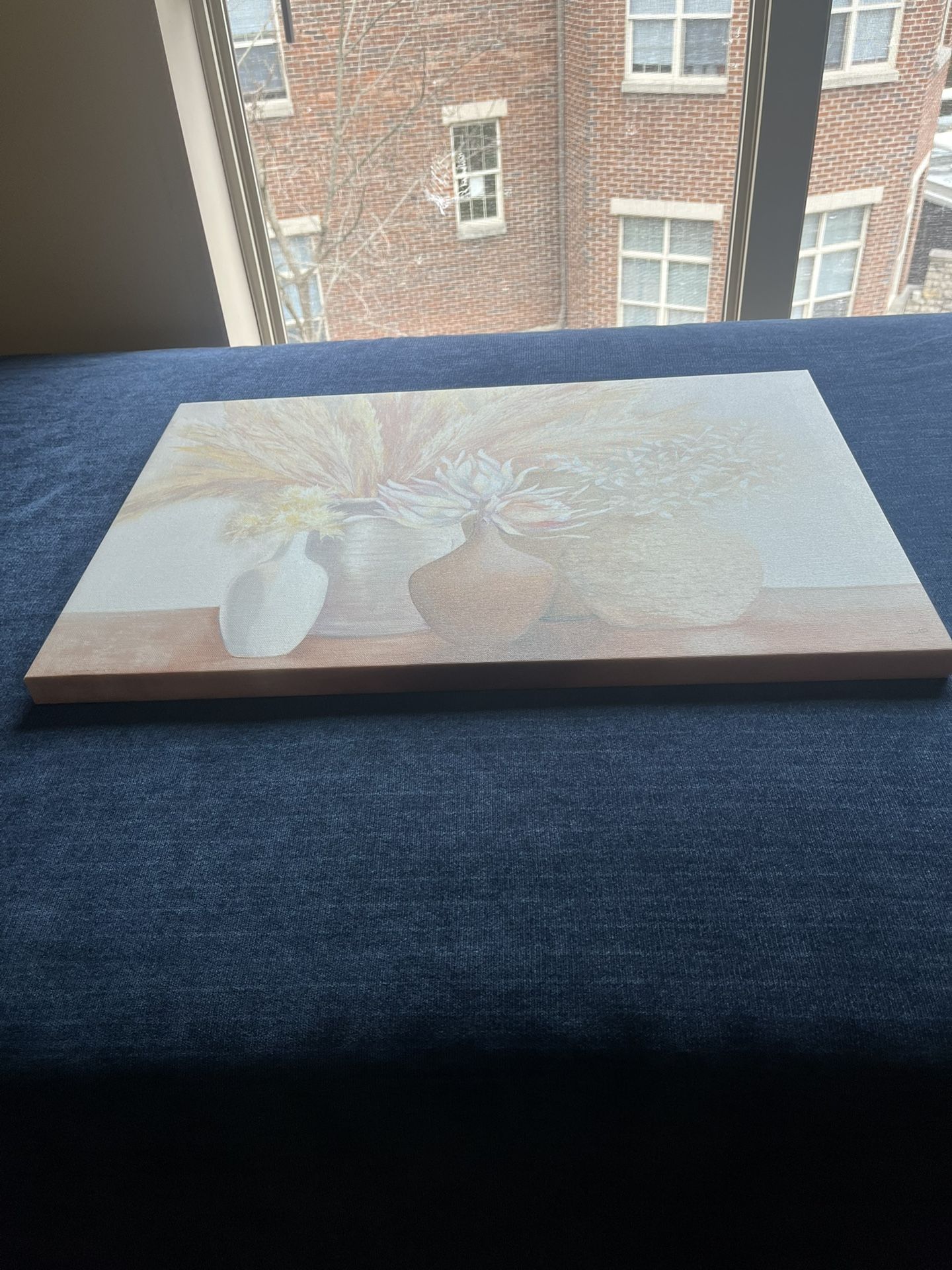 Beautiful Original Artwork - Framed Canvas Painting with Vibrant Colors
