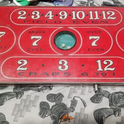 Vintage Craps Table
