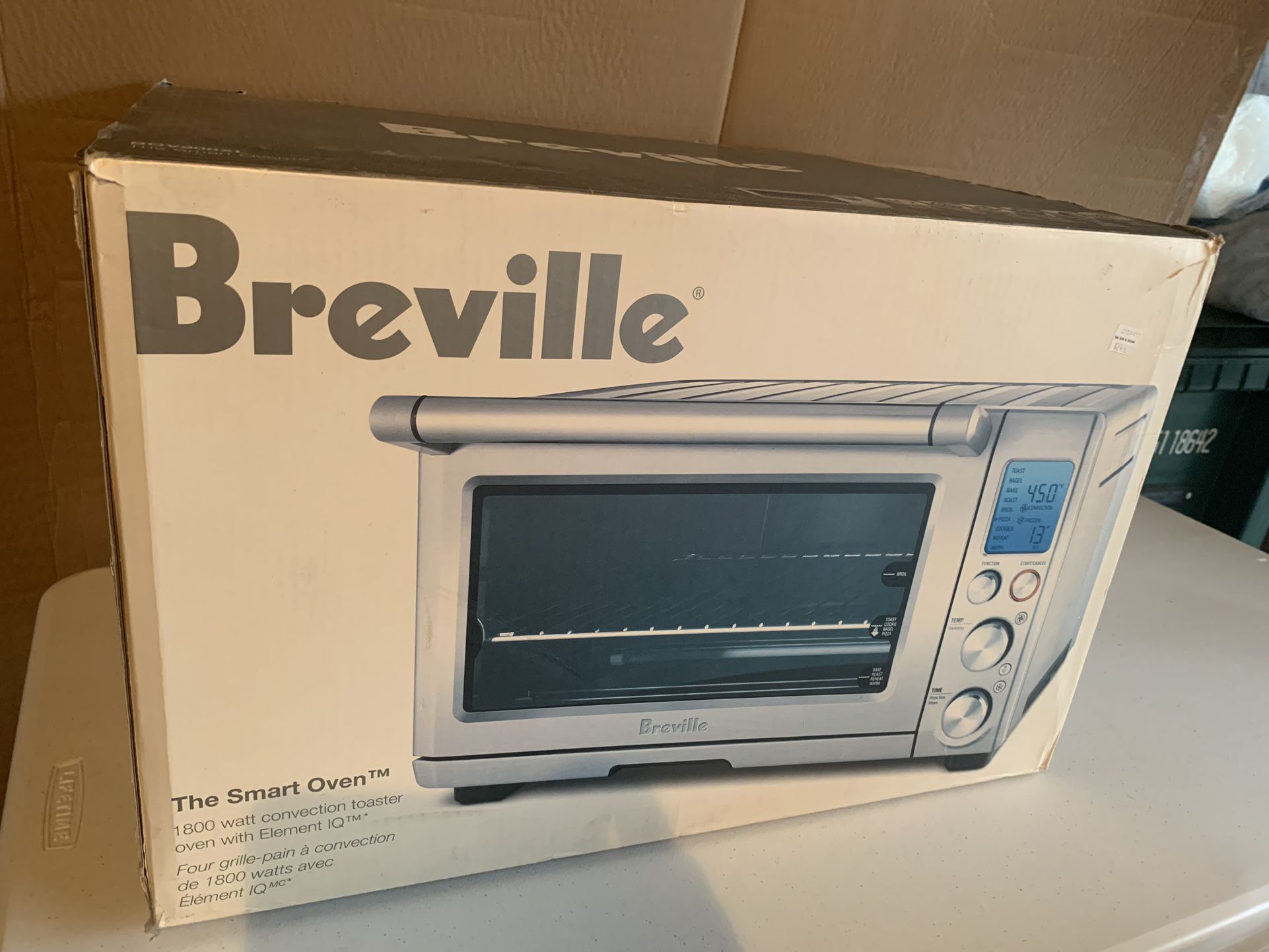 Breville Smart Oven BOV800XL with box and manual