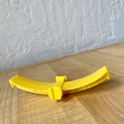 Vintage 1990 Hot Wheels Track Yellow Loop Top Part 9911-2038