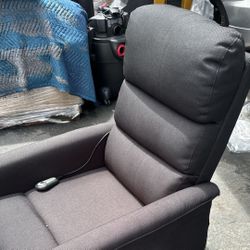 Power Lift Recliner Chair w/ Remote – Electric Fabric Lift Chair for Elderly & Comfort Seating