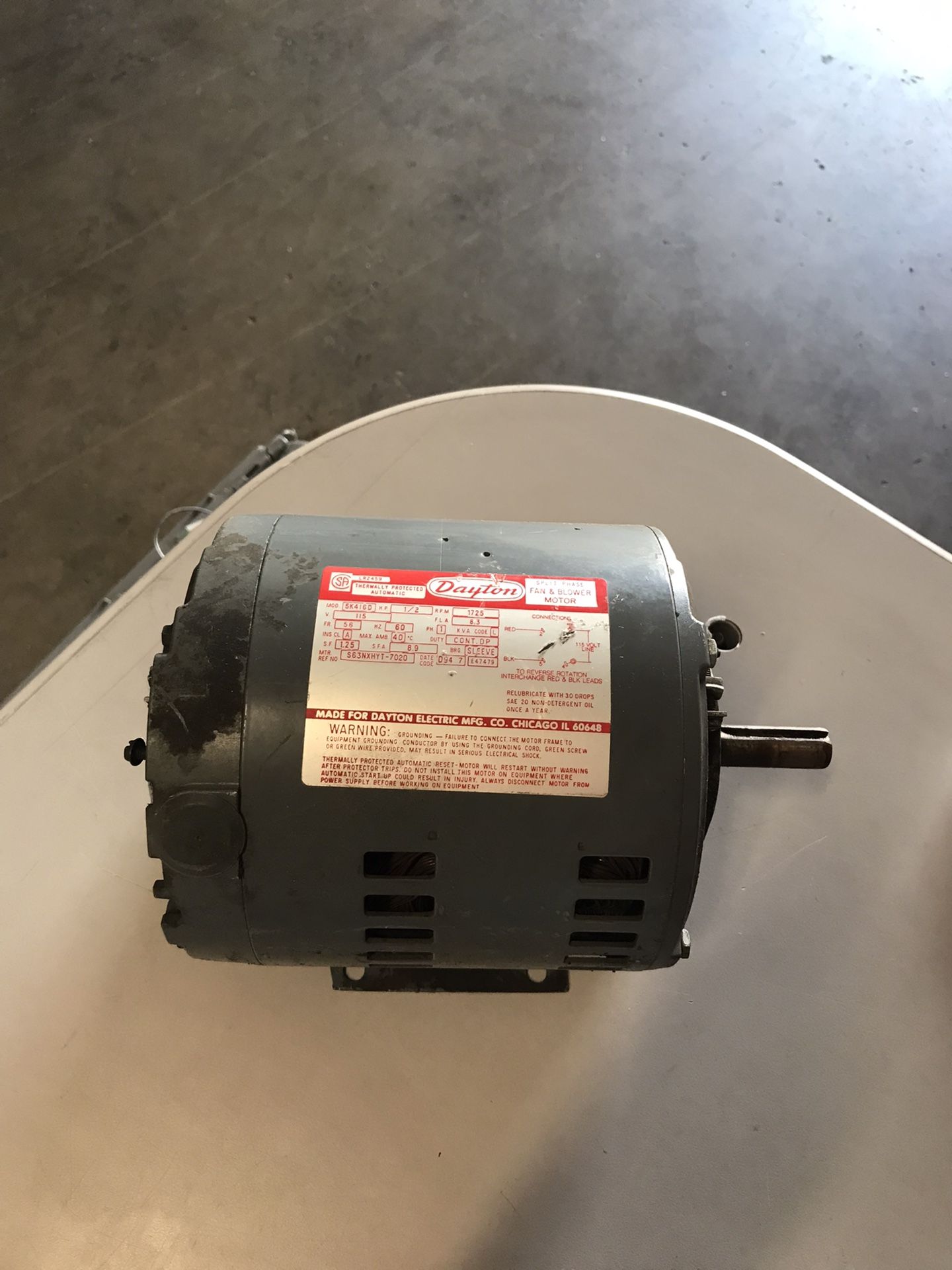 Dayton Split-Phase Fan & Blower Motor for Sale in Santa Ana, CA - OfferUp