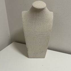 Jewelry Display Bust – Linen Style