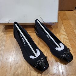 Anne Klein Women’s iflex Webster Black Multi Low Heel Pump Shoe 5.5 M NEW