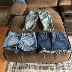 Shorts Skirt And Capris. Jeans Size 7