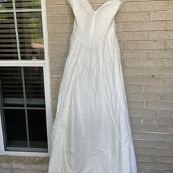 Strapless Wedding Gown