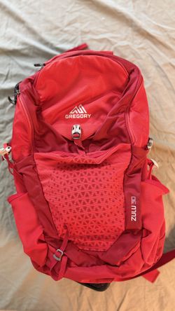 Gregory Zulu 30 Daypack Red S/M - with Rain Cover