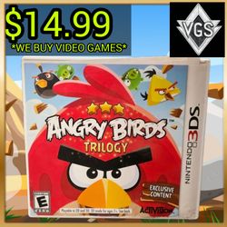 Angry Birds Trilogy Nintendo 3DS Game w/ Case No Manual Activision