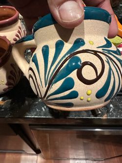 Mexican glasses ceramic
