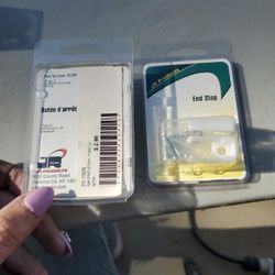 End Stop - Type D , White (New)