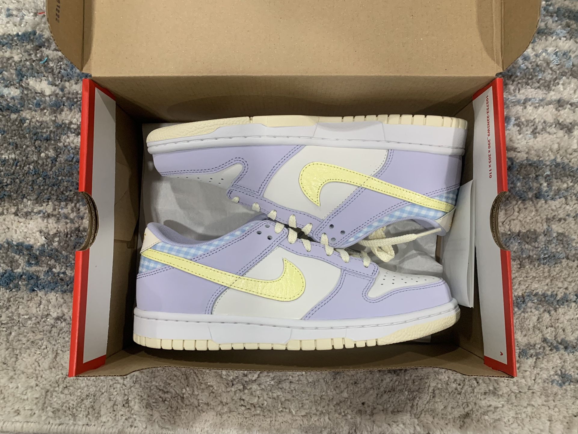 Ds Nike Air Dunk Low Easter Size 6y