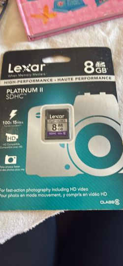Lexar Platinum II 8GB SDHC Memory Card