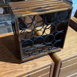 Maple Wood 16 Bottle Wine Rack
