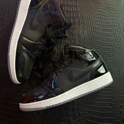Js Black Leather/white