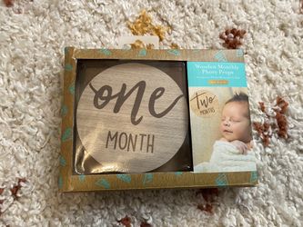 Wooden Monthly Photo Props