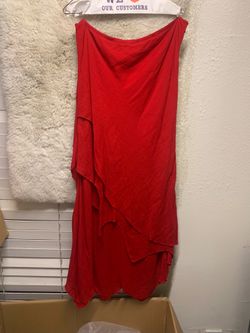 Women’s Newsport News Brand Red Strapless Dress Size 12