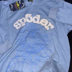 Blue Sp5der Hoodie