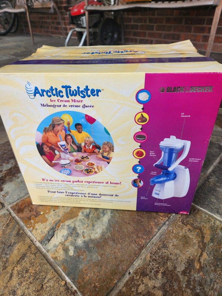 Black and Decker Arctic Twister Ice Cream Mixer