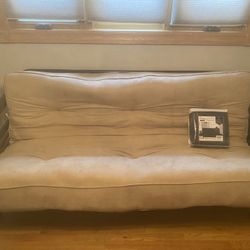 Futon And Side Table