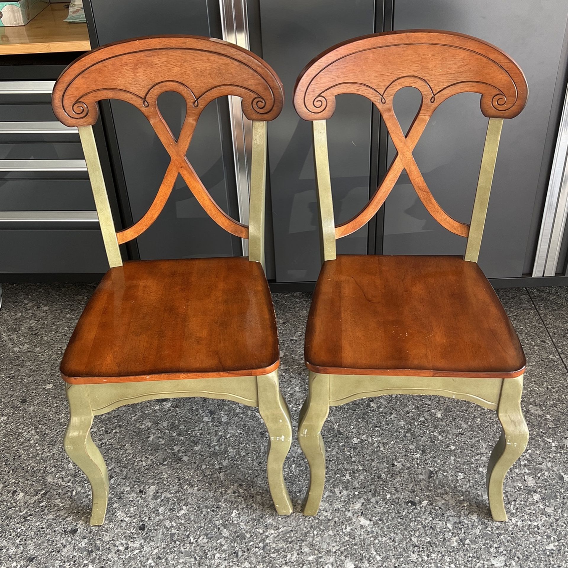 Pier One Import Wood Chairs