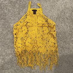 Yellow Fringe Shirt 