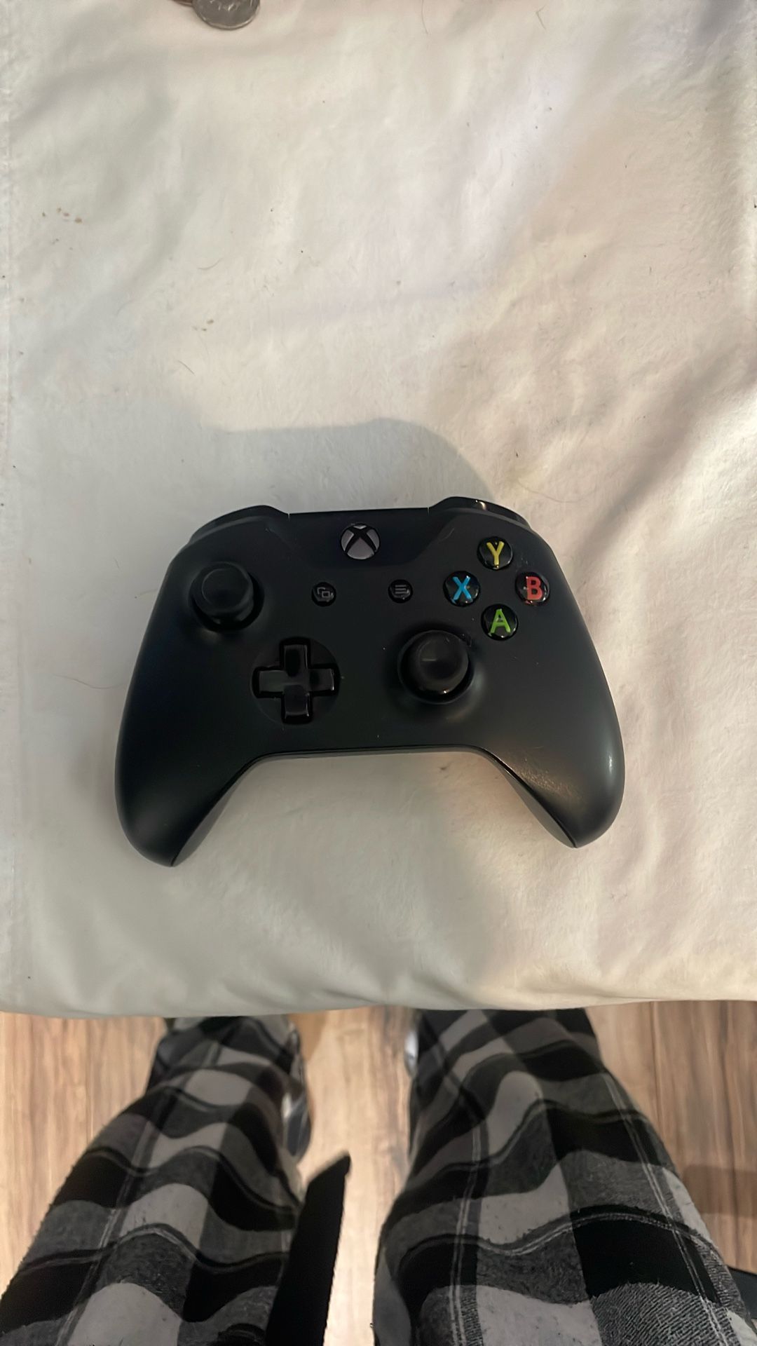 Black Xbox Controller With Rechargeable Battery