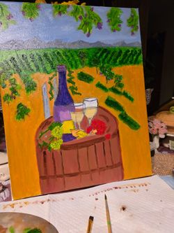 Oil painting s hand painted