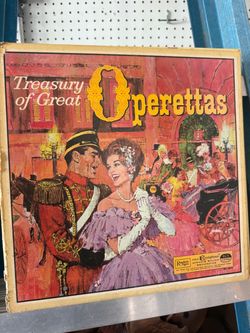 Vintage Reader’s Digest Treasury of Great Operettas – Complete 9 Vinyl Record Box Set – RCA