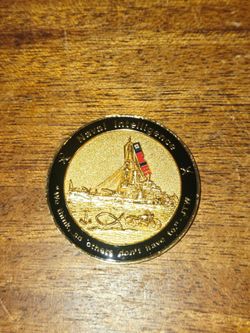 PENDING SALE Navy Challenge Coin NAVAL INTELLIGENCE Microsoft Powerpoint 2000 Hours