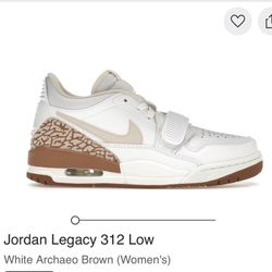 Jordan Legacy 312 Low White Archaeo Brown (Sz 11.5w)
