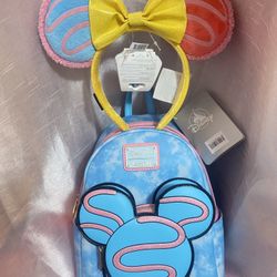 Disneyland Parks loungefly & Minnie mouse ears