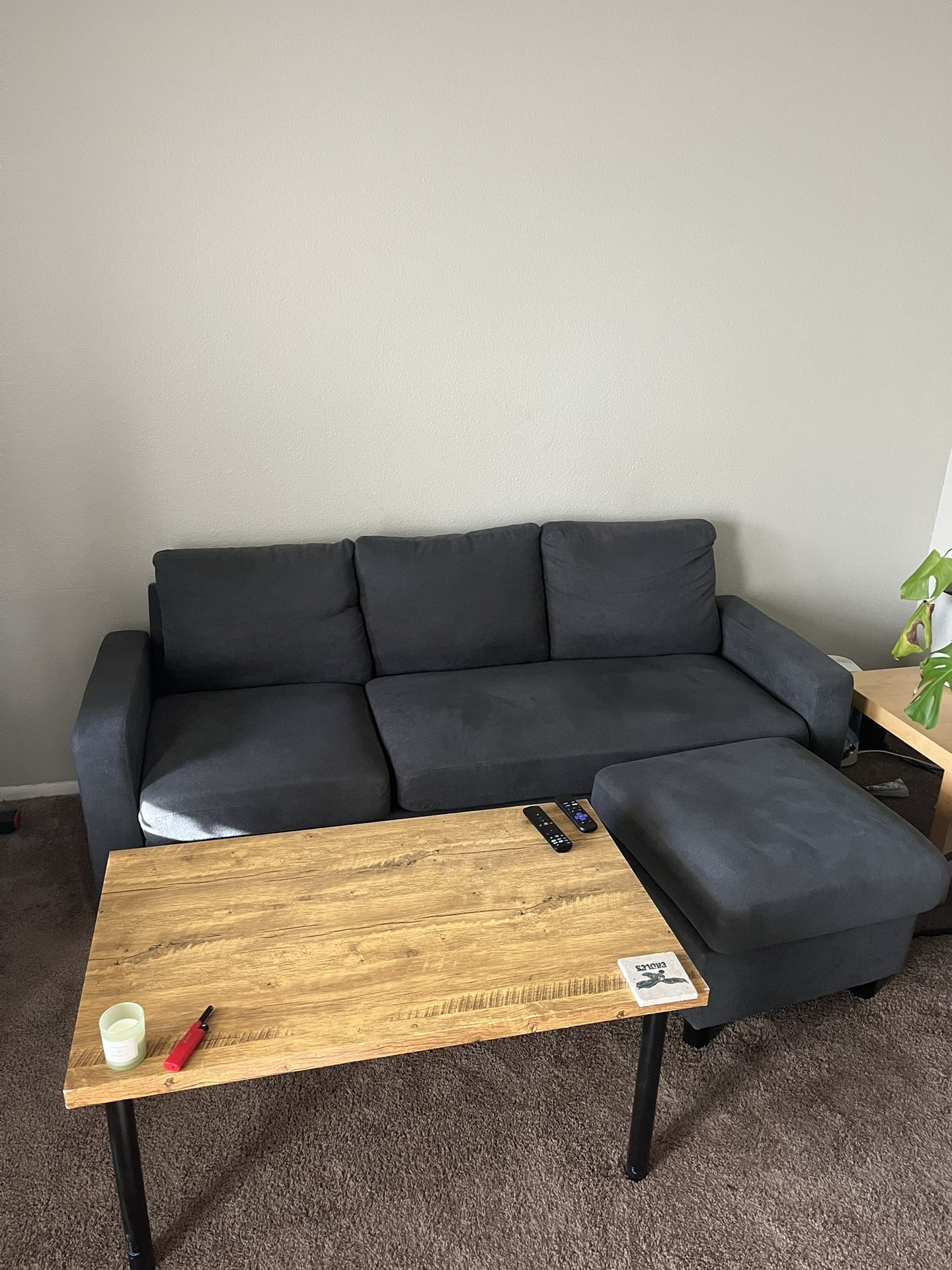 Couch, Love Seat, Coffee Tables, Side Tables, Desks And Much More! Moving Name Your Price! 
