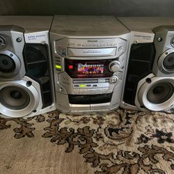 3 Panasonic Home Stereo System Boombox