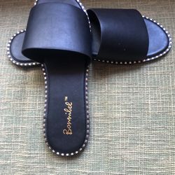 Sandalias Negras De Mujer En Venta 10 D lares Medida 71 2 for Sale