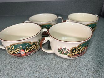 Tabasco Brand Pepper Sauce Double Handle Ceramic Bowls