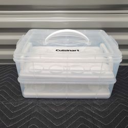 Cuisinart Double Decker Cupcake Carrier 24 Capacity 