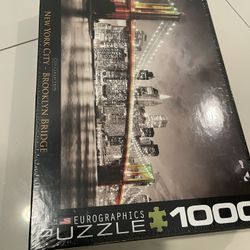 EuroGraphics City Collection: New York City • Brooklyn Bridge Jigsaw Puzzle - 1000pc