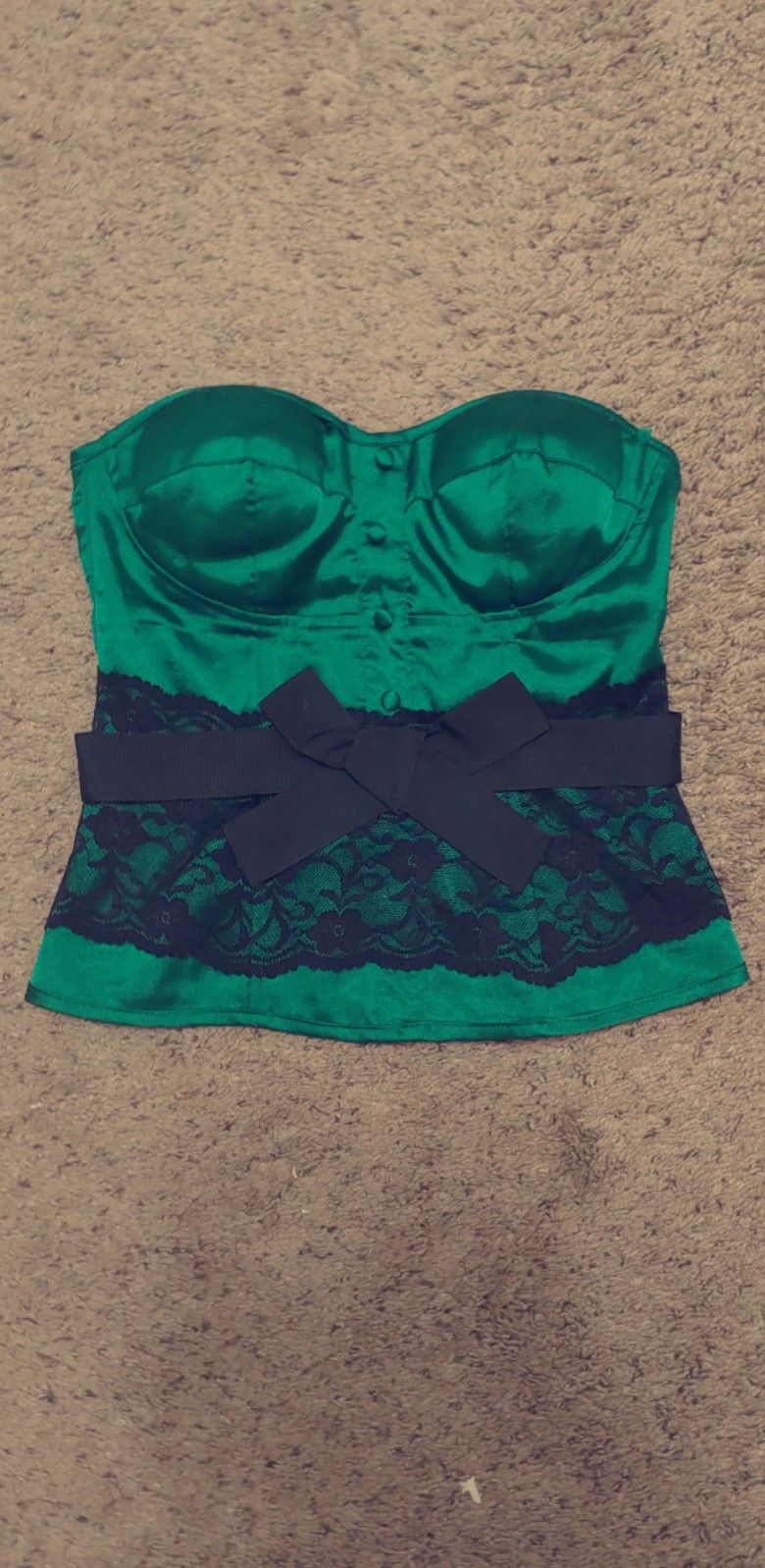 Green Xs Charlotte Russe Corset