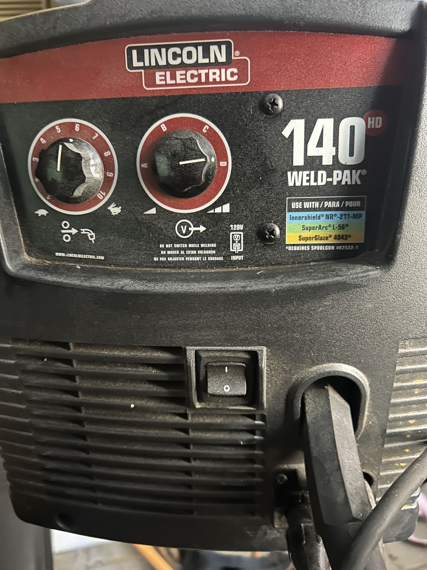 Lincoln Weld-Pak 140 Heavy Duty Mig Welder