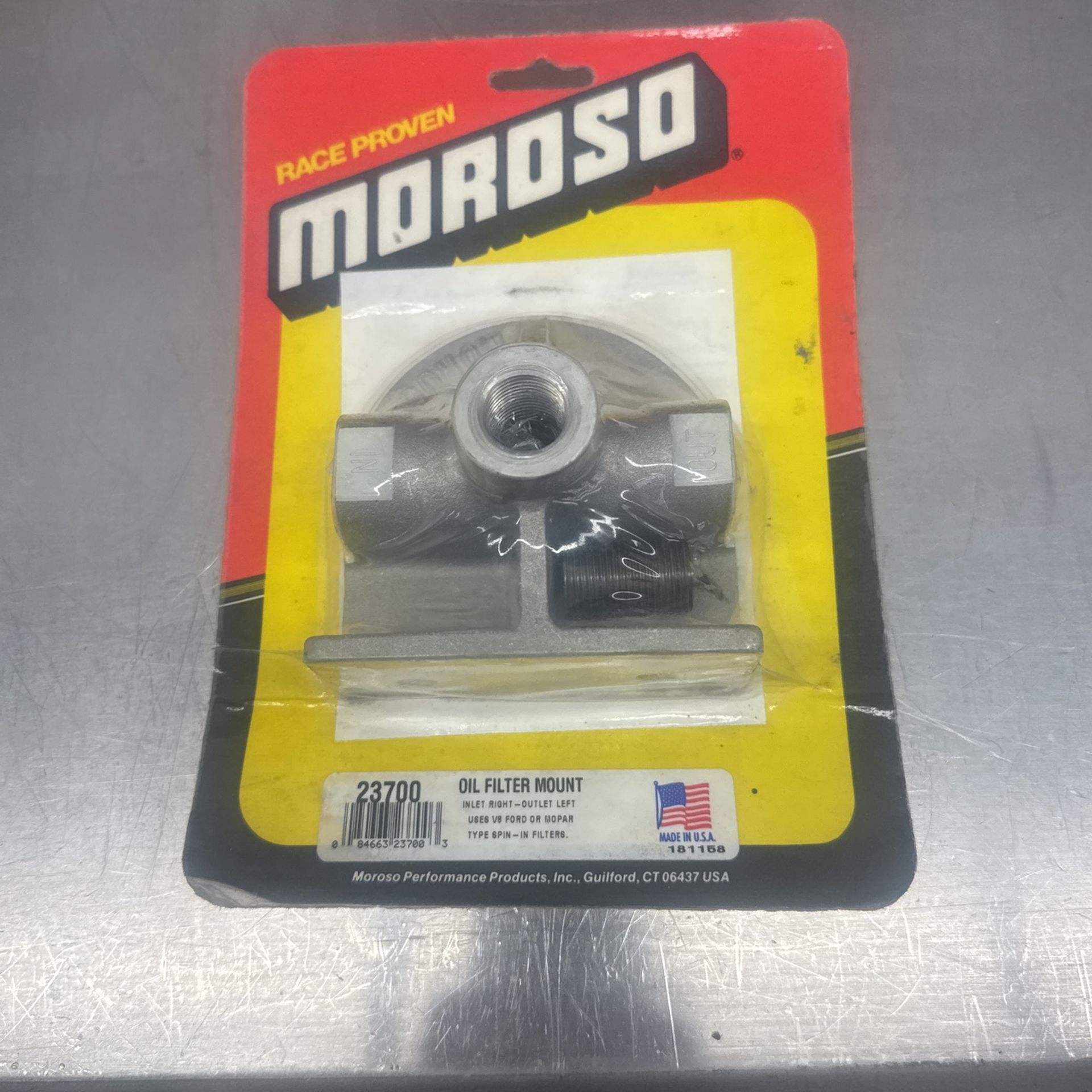 Moroso Oil Filter Mount