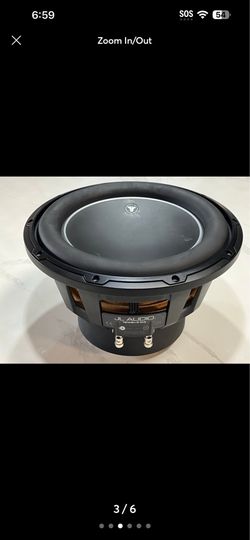 JL audio 12” W6 Subwoofer with custom box & 800 watt JL audio amp