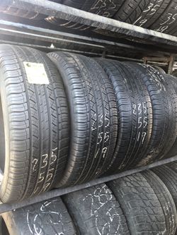 235/55/19 used tires 235-55-19 llantas usadas