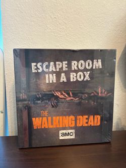 NEW Sealed Escape Room in a Box: The Walking Dead Board Game (Mattel)