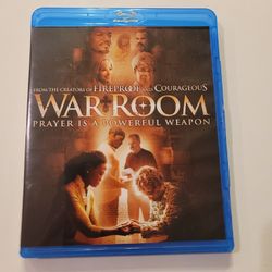 $5 BLU RAY MOVIE. WAR ROOM.  BLU RAY  ONLY. NO DIGITAL. $5 OR TRADE FOR A MOVIE TITLE I DO NOT ALREADY OWN.
