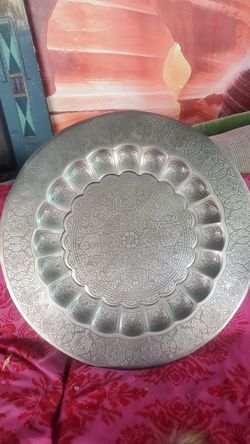 Decorative stainless steal plate/wall hang