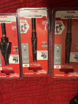 Milwaukee- Impact step drill bits